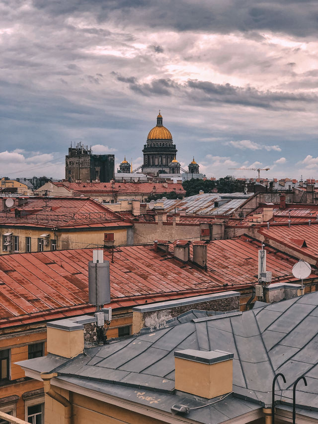 Cathedral on the top of city