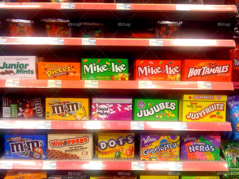 sweet candy shelf junk food by jmsilva59