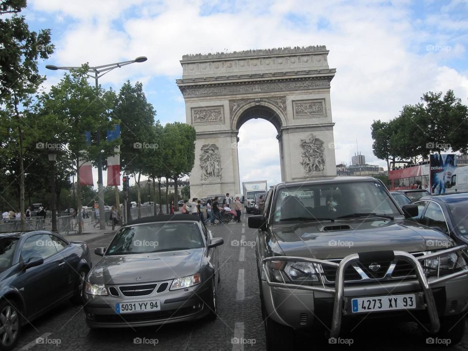 Triumph . Arc de Triumph Paris
