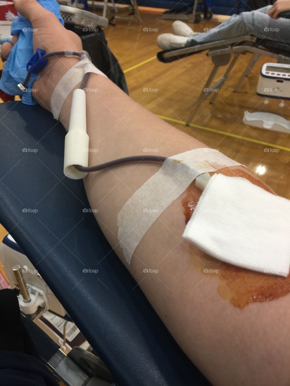 Donating blood saves lives