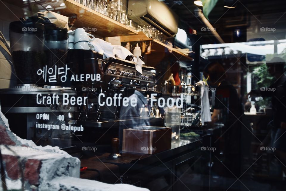 Coffee shop in seoul