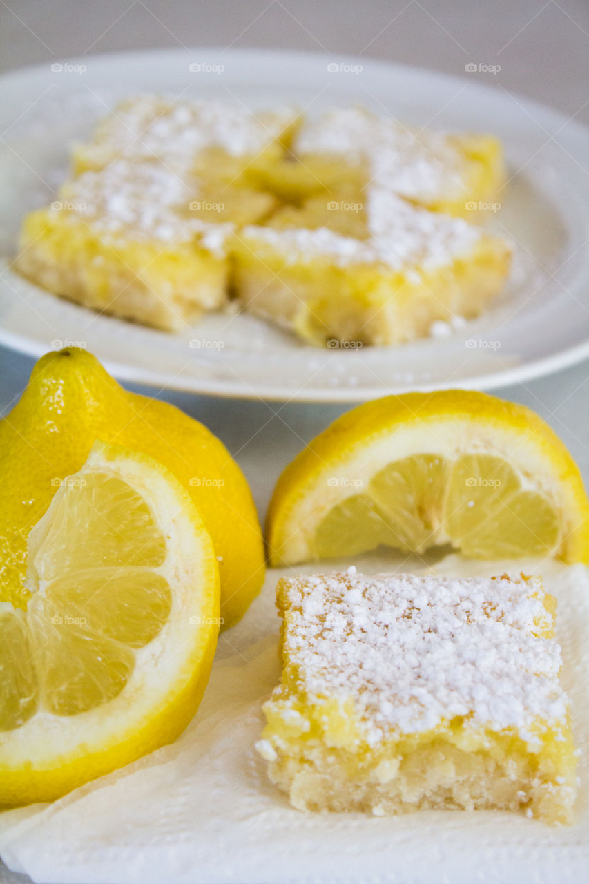 Zesty lemon bars are a good way to get your vitamin C 😀🍋💛