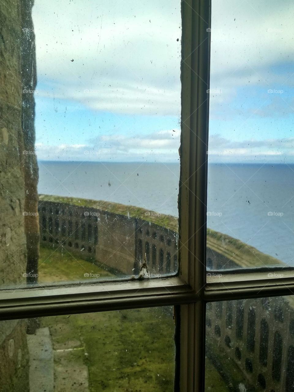 View from the window to the sea