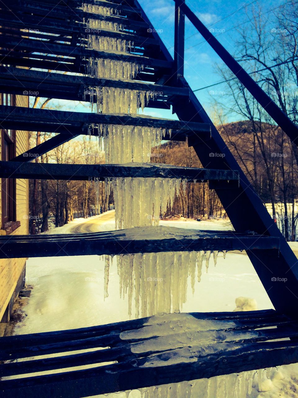 Icicle steps