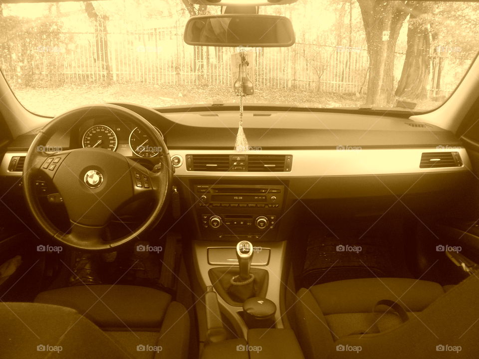 BMW interior dashboard