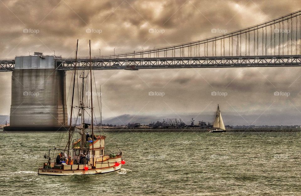 Boats on San Francisco Bay