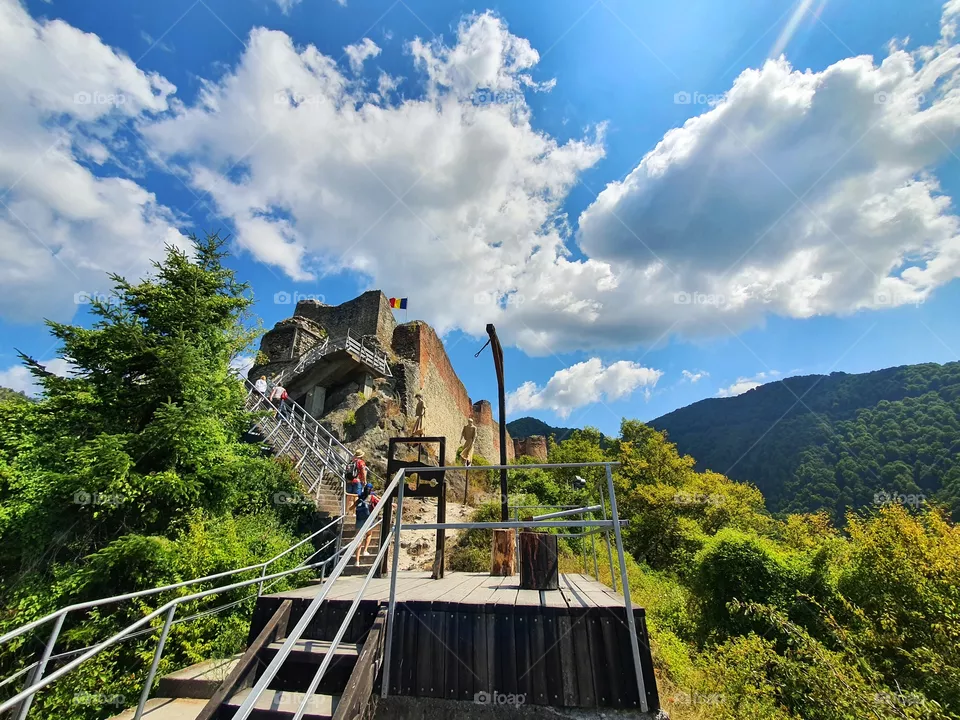 The amazing Poenari Castle, Romania