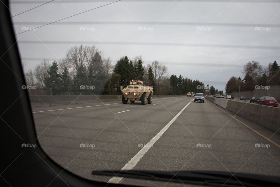 Military car