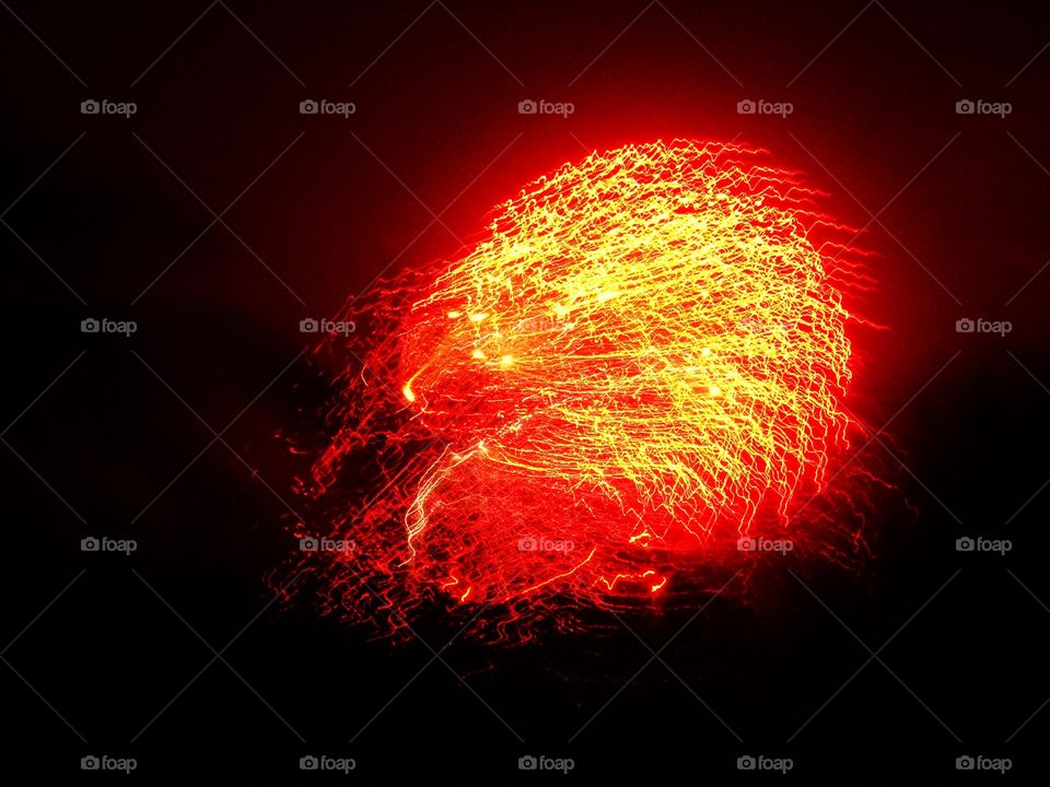 Abstract Blur Motion of Firework