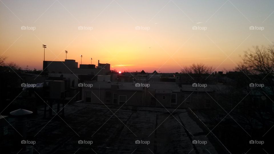 Rooftop Sunset