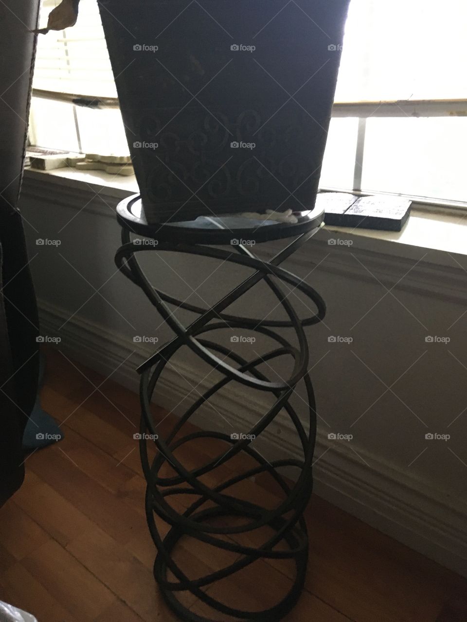 One of two of my plant stands that are symmetrical. Got these last summer at a yard sale.