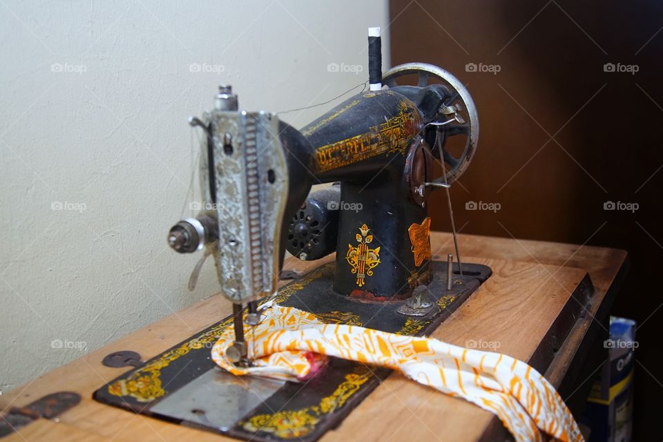 old sewing machine