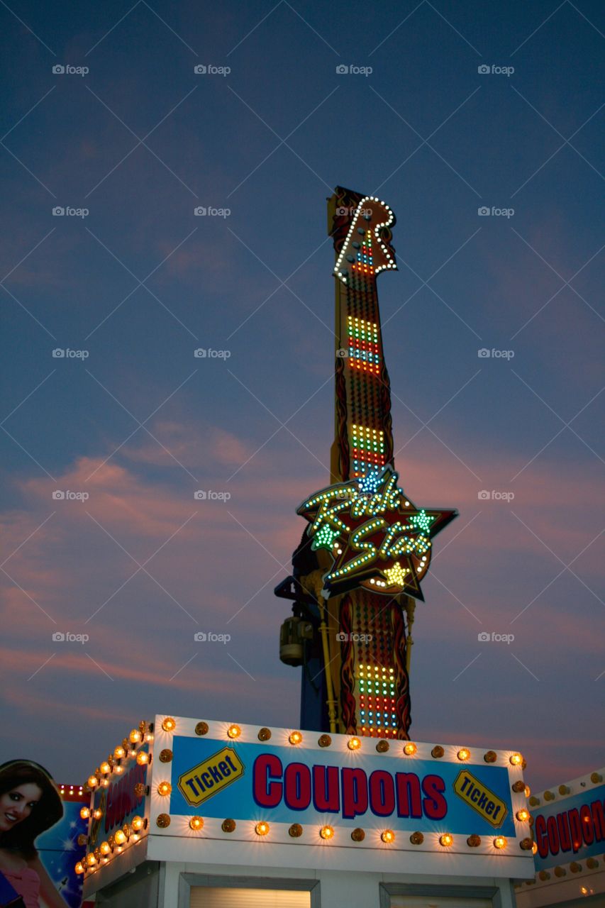 Tickets and Rides. Carnival rides