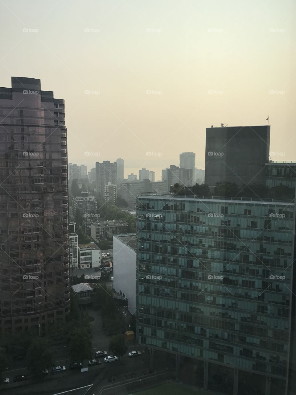 Smog in Vancouver 