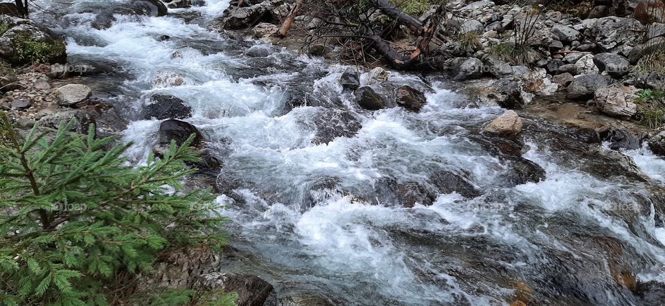 stream in the mountains