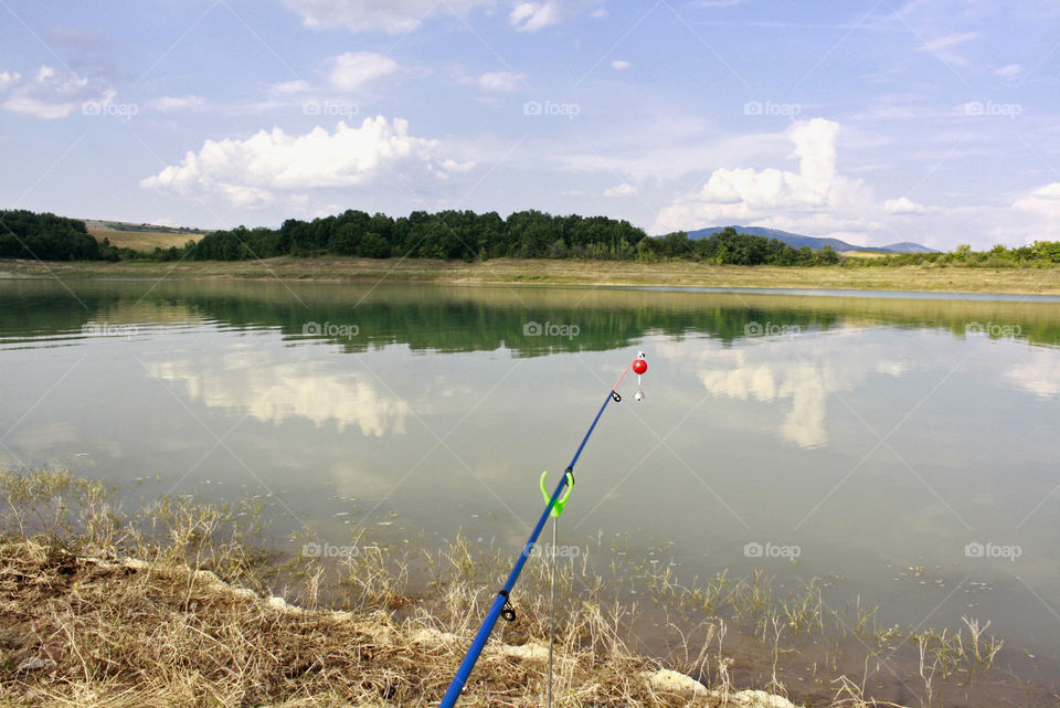 Fishing day, summer day