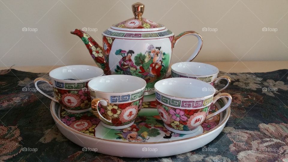 tea. tea set
