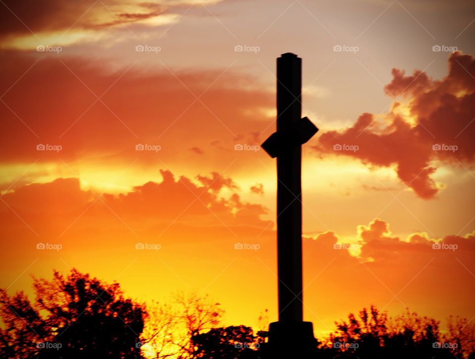 The iconic, Edmond, Oklahoma Life Church symbol on a beautiful fall morning! 