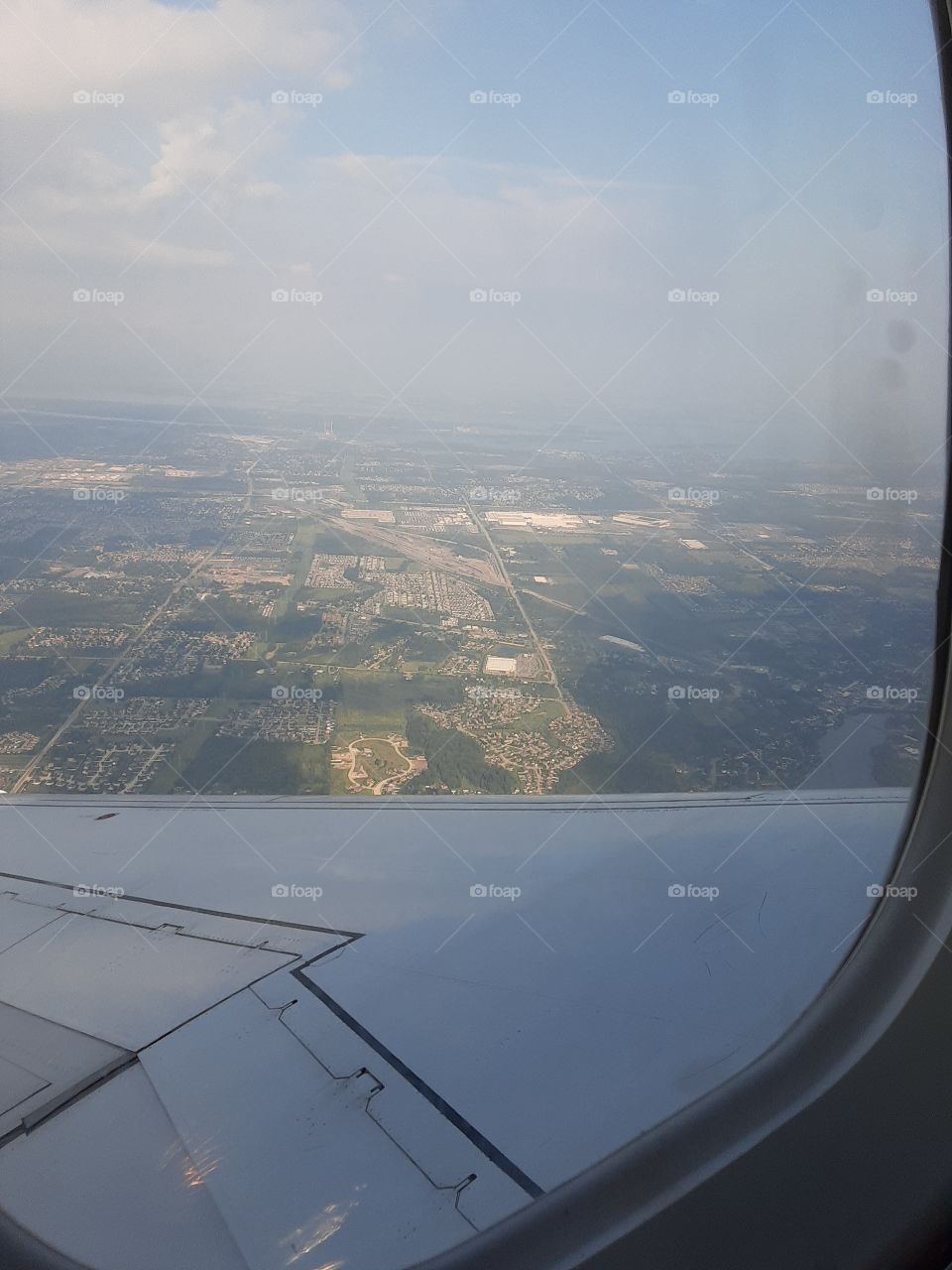 loved looking down from the plane