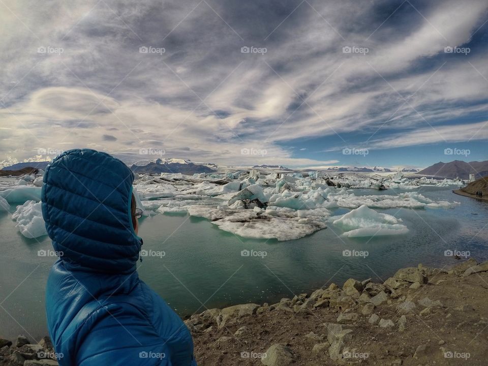 Glacier lagoon in Iceland 