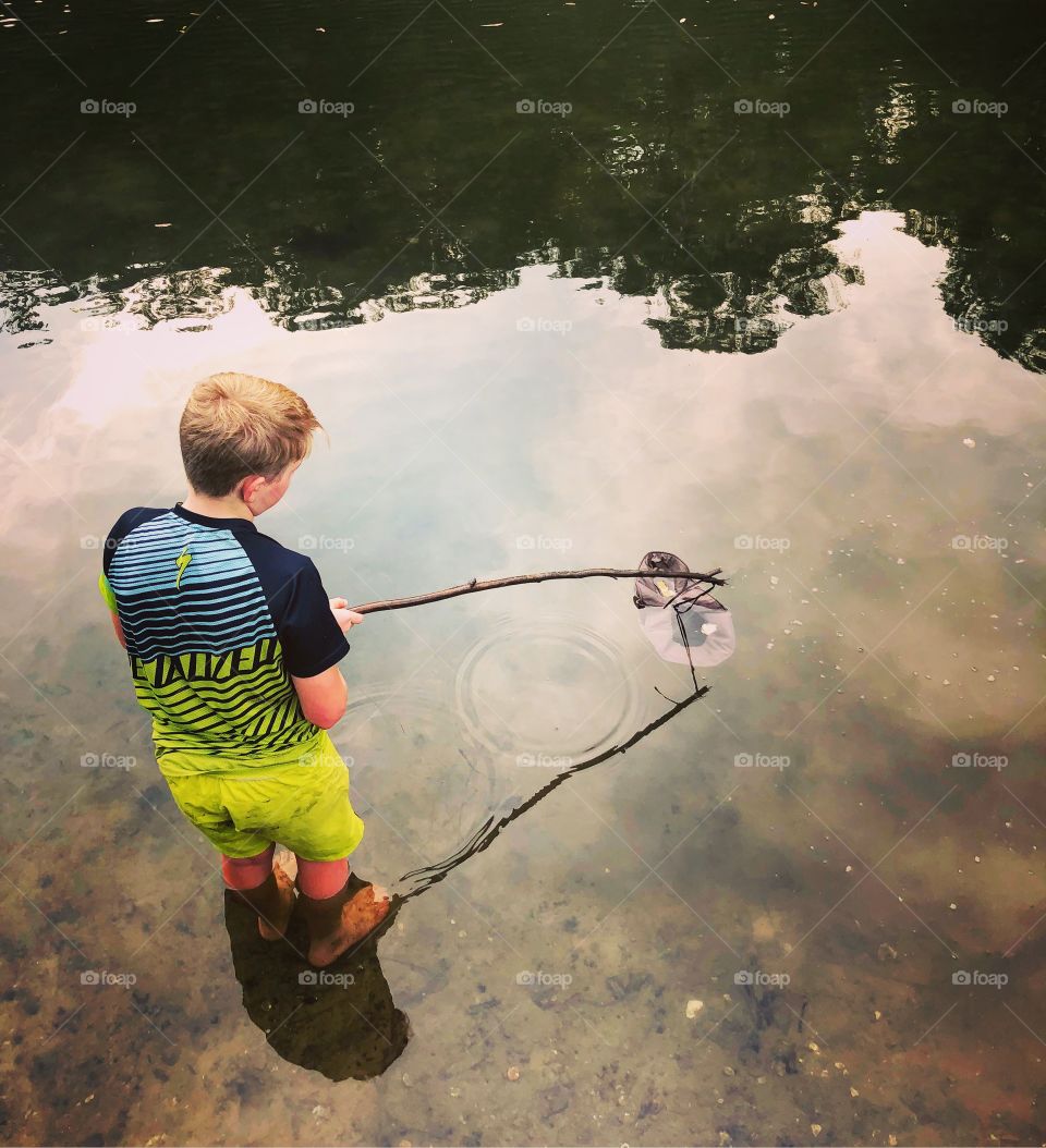 Fishing in the river 