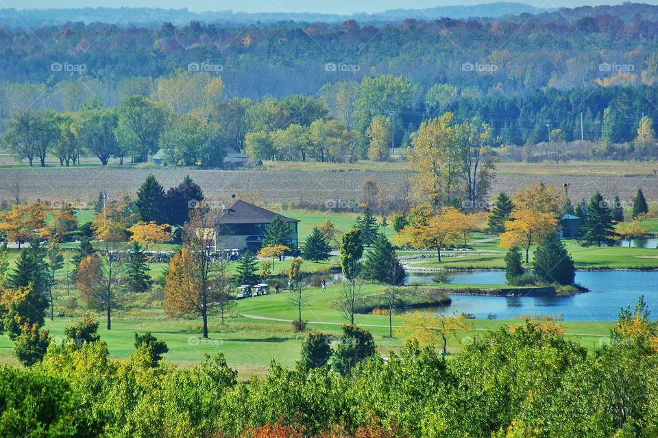 landscape sky green field by somebeach
