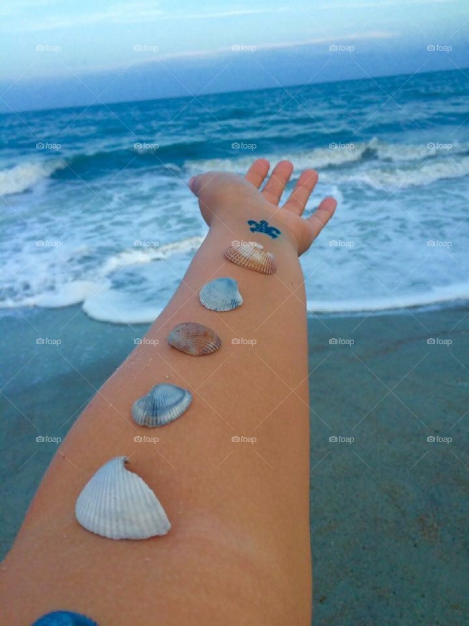 Beach hands