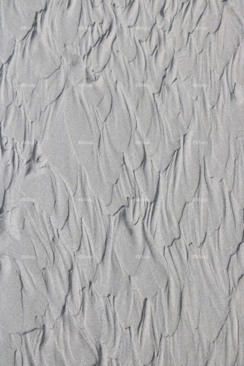 sand after waves