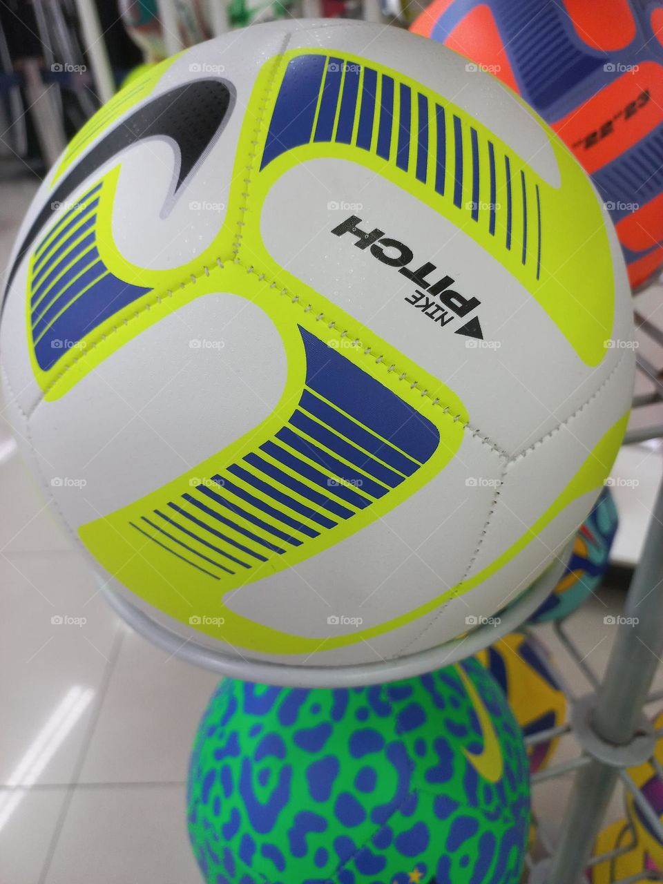 Bola de futebol é usada para a prática do futebol nas suas diversas  variações. Normalmente é fabricada em couro sintético, e consiste de várias camadas que são revestidas com uma cobertura à prova d'água. É um dos principais ícones do esporte.