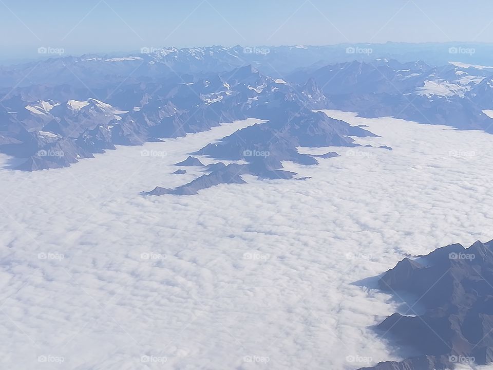 Alps From The Sky