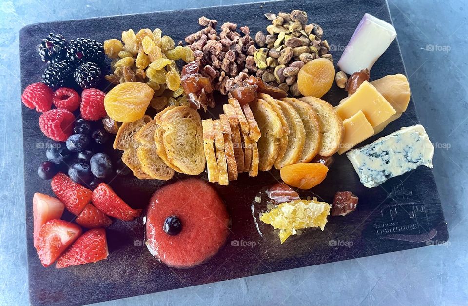Beautiful fruit and Cheese plater 
