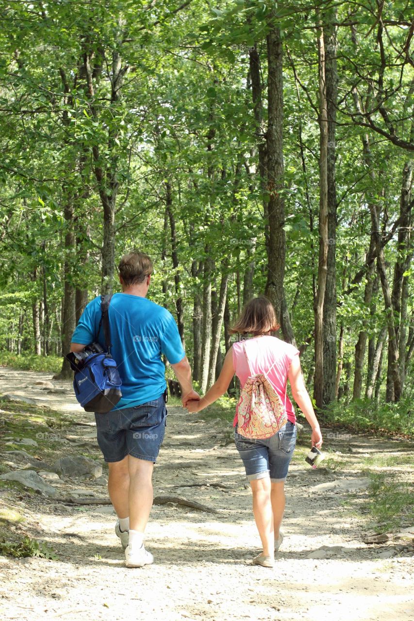 Walking together . Walking together