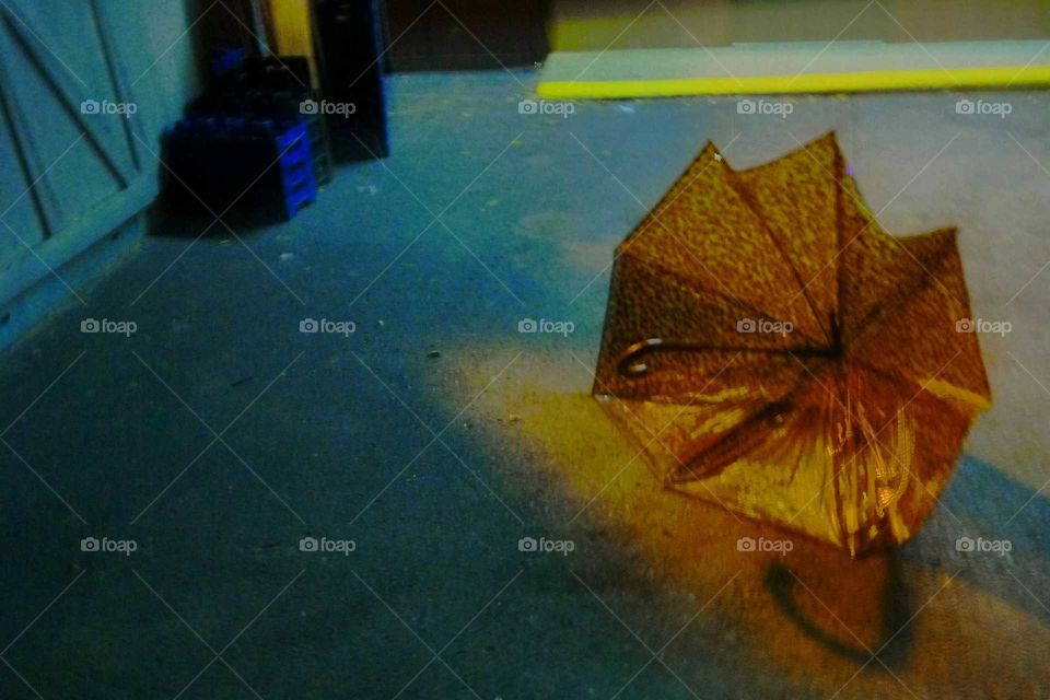 the saddest umbrella ever