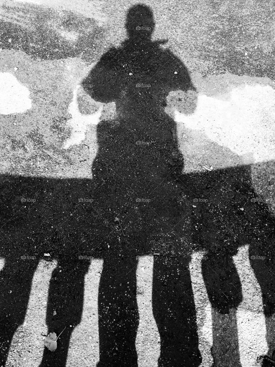 My silhouette version of the Punisher today in Ilfracombe, North Devon. My body, the wall and perfect lighting 