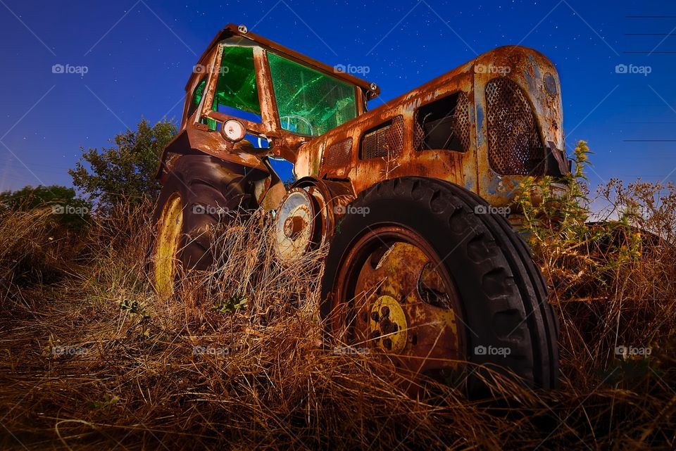 The old tractor 