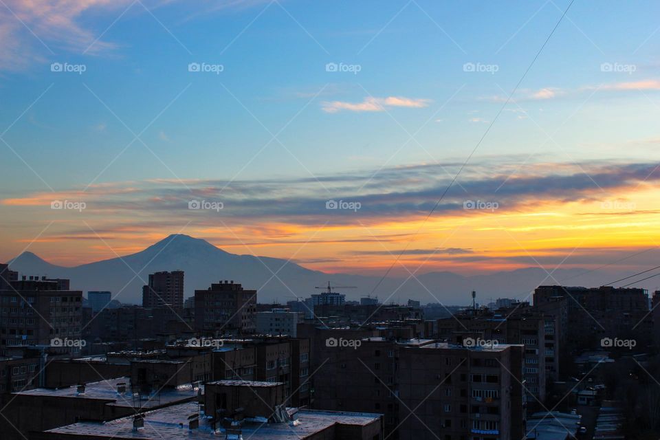 Sunset on Mount Ararat