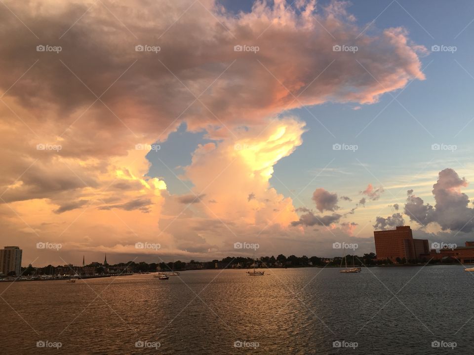 Sunset on Elizabeth River