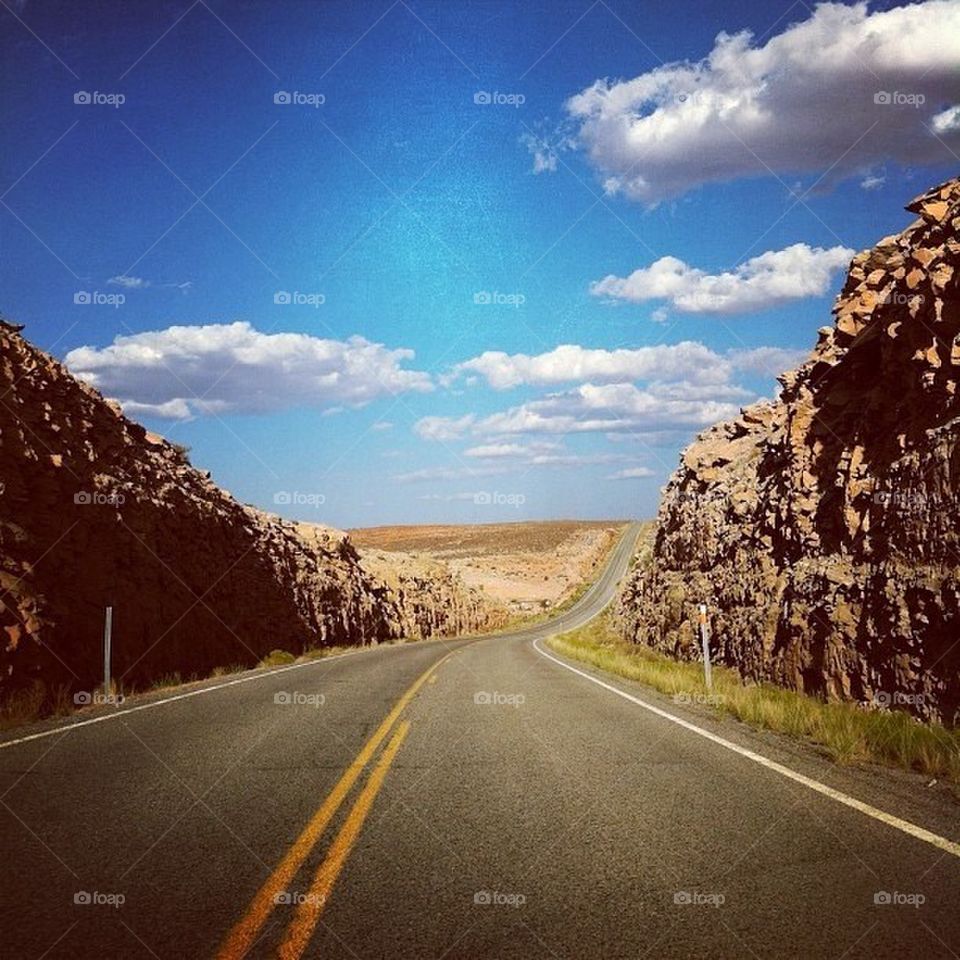 sky blue clouds trip by itsAus