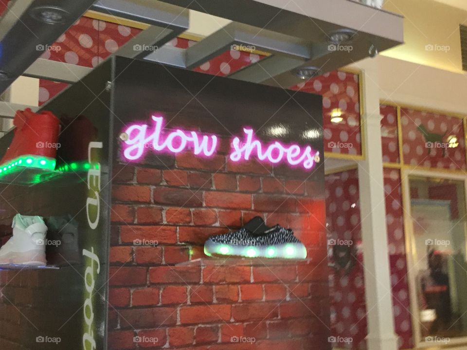 Glow shoes