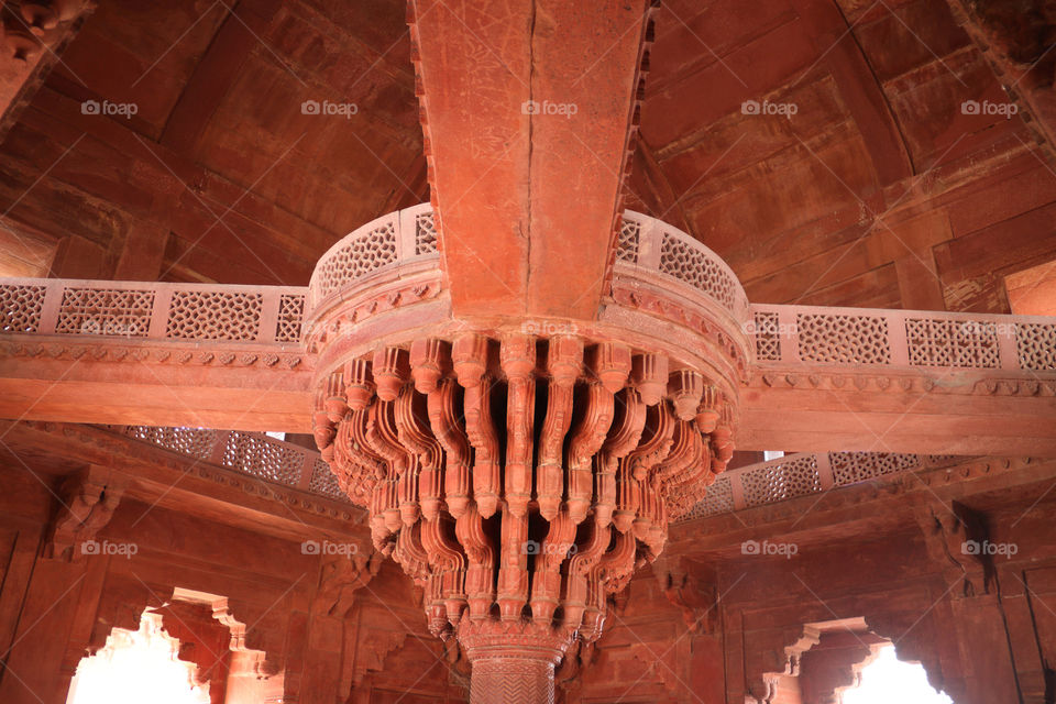 Fatehpur Sikri interiors in agra, Uttar Pradesh, India