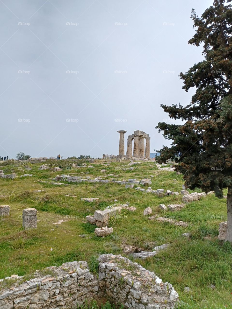 Temple of Apollo, Ancient Korinthos, Greece