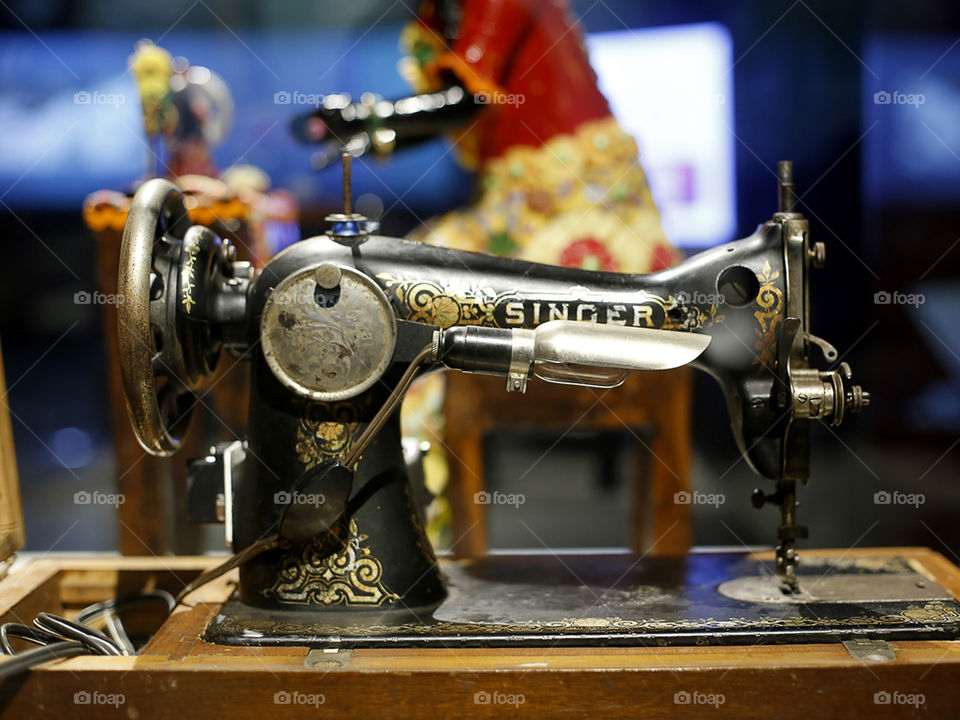 Máquina de costura Singer Antiga