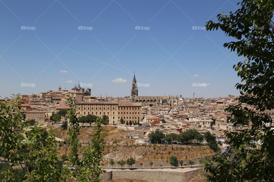 Beautiful view over Toledo 