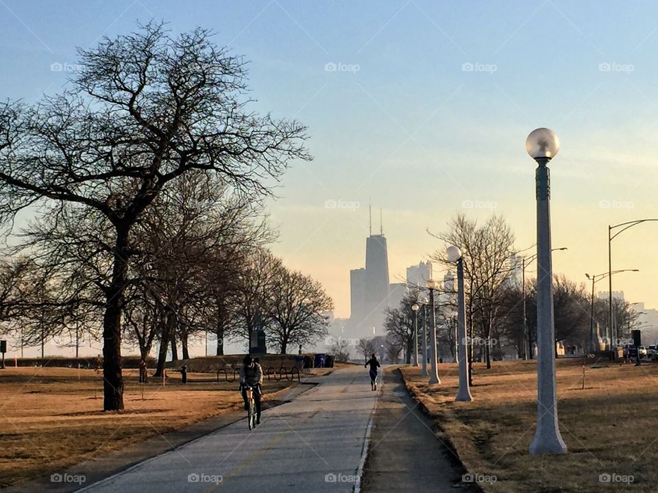  Chicago lake shore path 