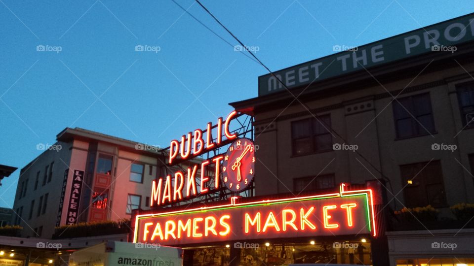 pike market. Seattle visit