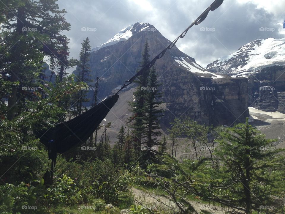 Always looking for a good place to hang my hammock