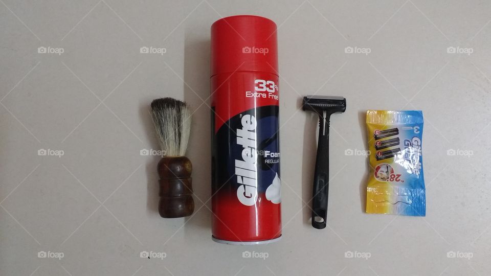 The ritual of shaving