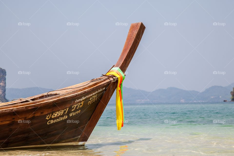 Boat in sea