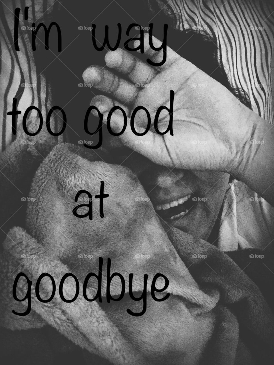 Goodbye is the hardest thing to say!
