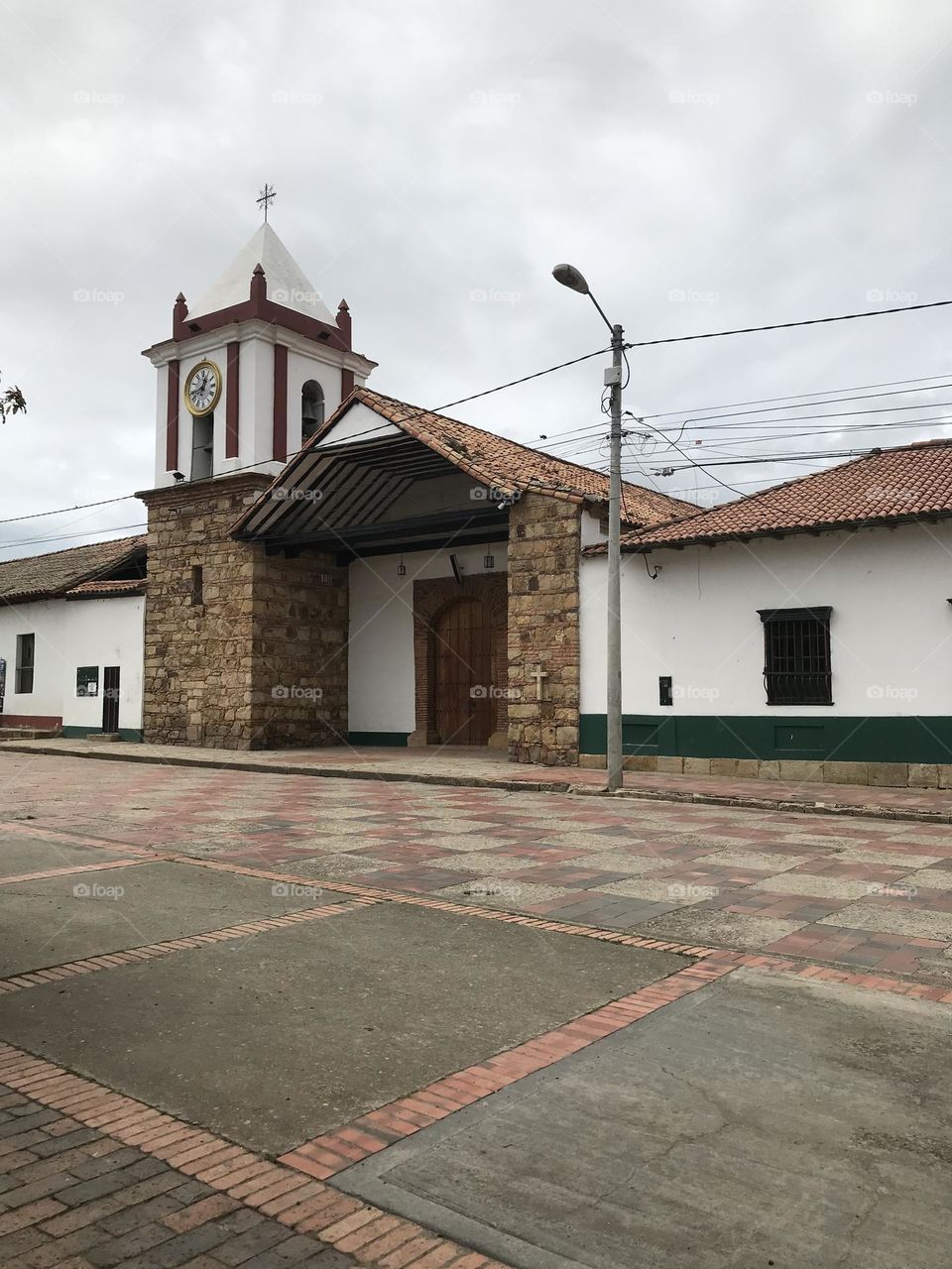 Colonial village , Typical church , Cundinamarca Church , Cundinamarca paradise , Parish house